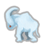 White Beast Statue